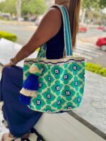 Bolso Lara flores verdes - Imagen 2