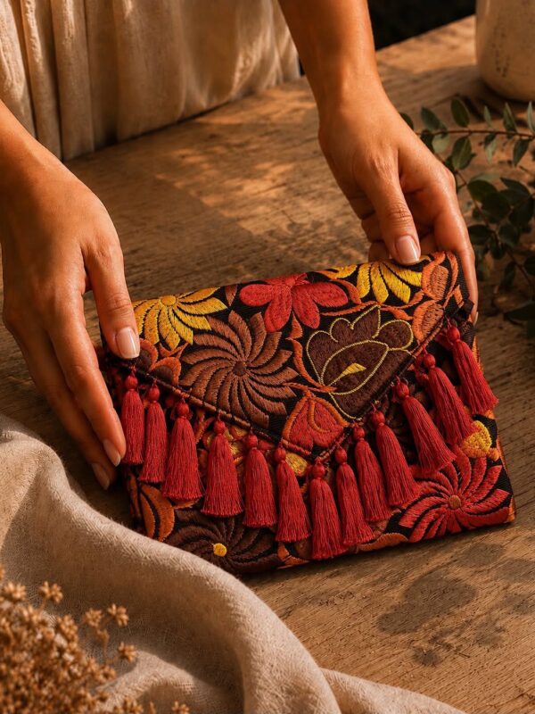 Clutch tase rojo